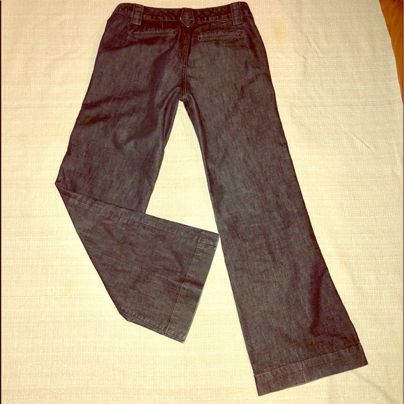 Gap 8A hip slung fit flare blue jeans - Picture 1 of 3